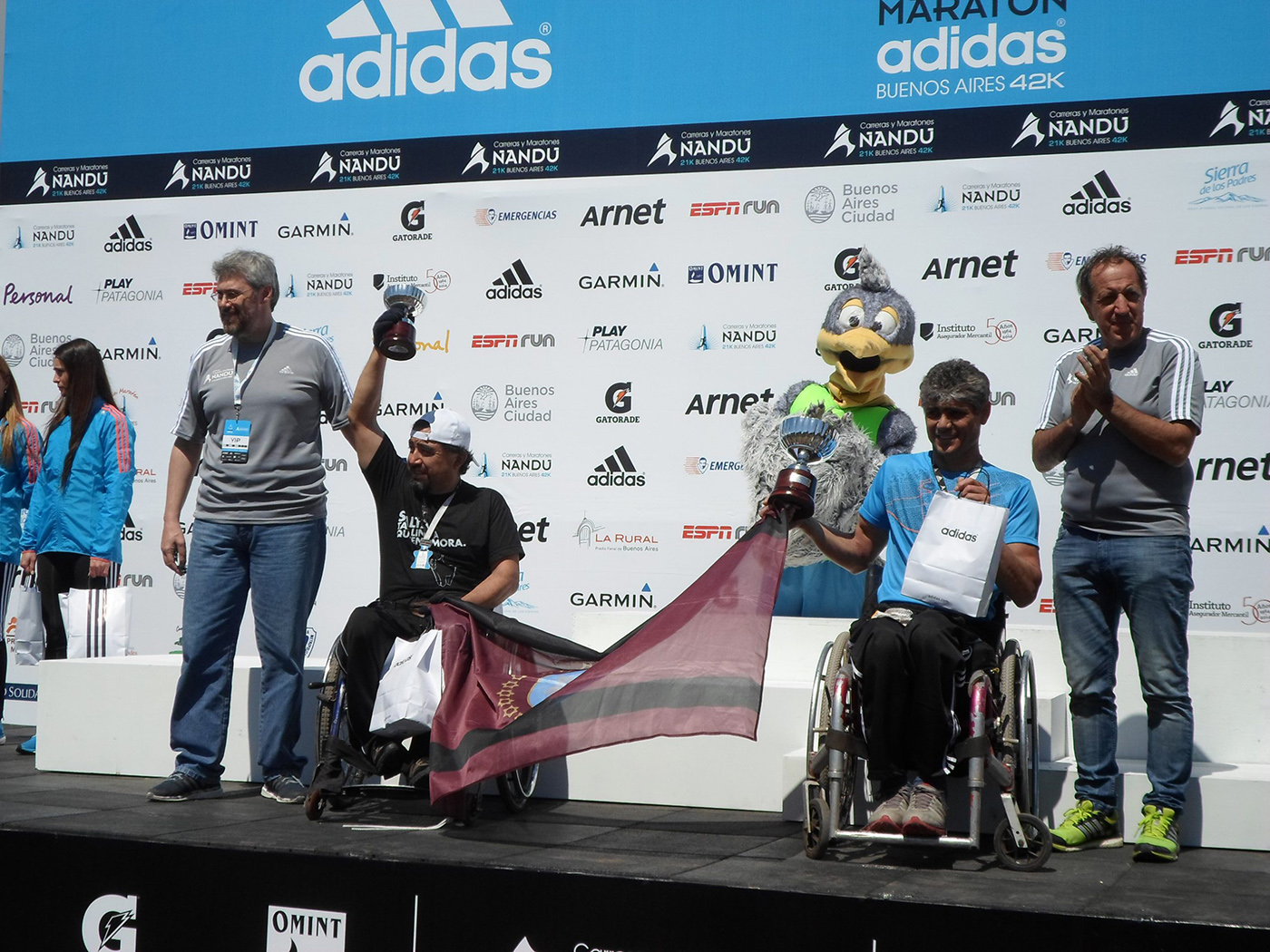 Nota: Gran participación del atletismo adaptado en los 42K de Buenos Aires