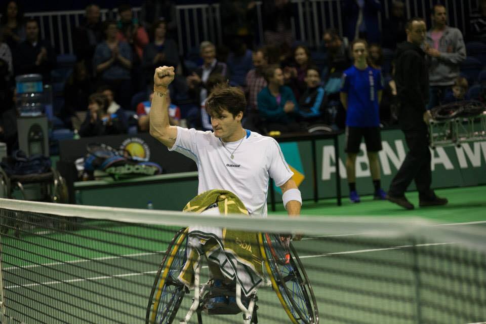 Nota: Tenis en silla de ruedas: Gustavo Fernández, eliminado en Sudáfrica