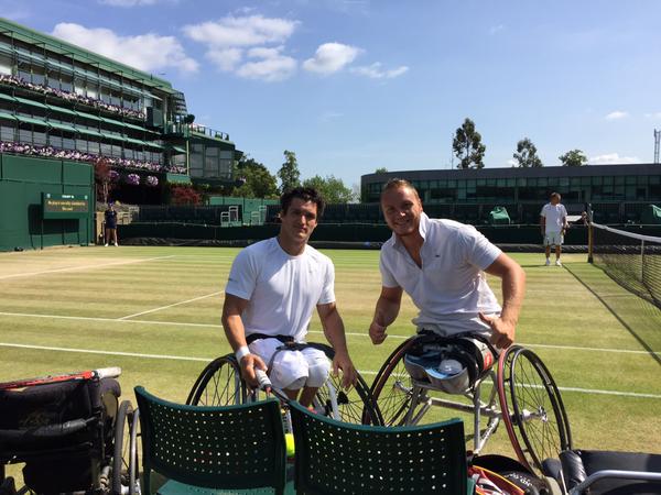 Nota: Tenis adaptado: Gustavo Fernández, finalista en Wimbledon