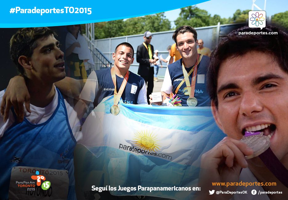 Nota: Día 6: seis medallas más para Argentina en Toronto