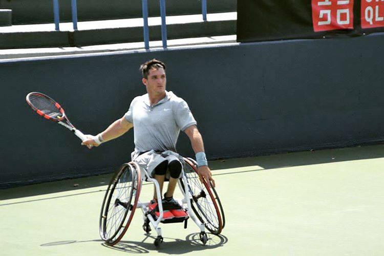 Nota: Tenis adaptado: Gustavo Fernández, en la final de Saint Louis
