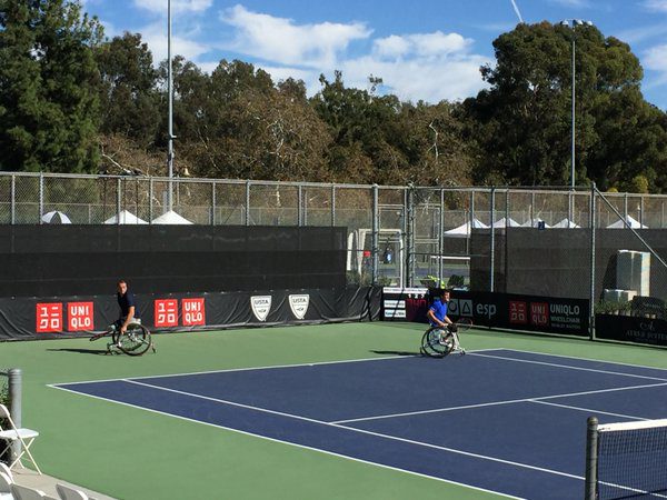 Nota: Tenis adaptado: Fernández, en semifinales del Masters de dobles