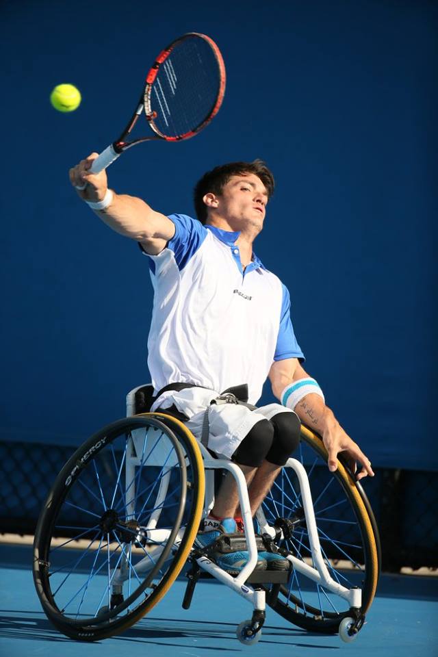 Nota: Tenis adaptado: Fernández, representante argentino en el Abierto de Australia