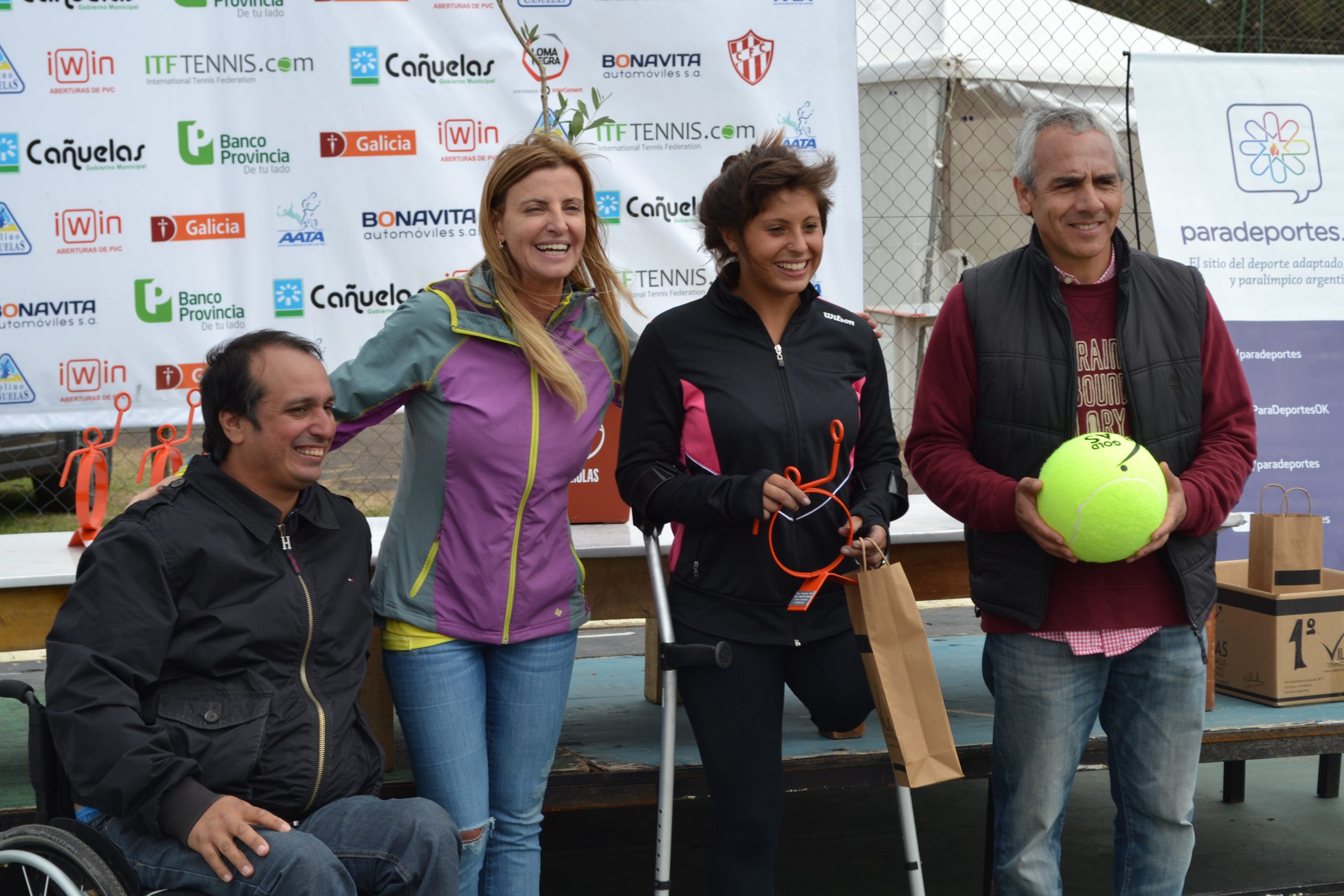 Nota: Tenis adaptado: Antonella Pralong, doble campeona en el Open Cañuelas