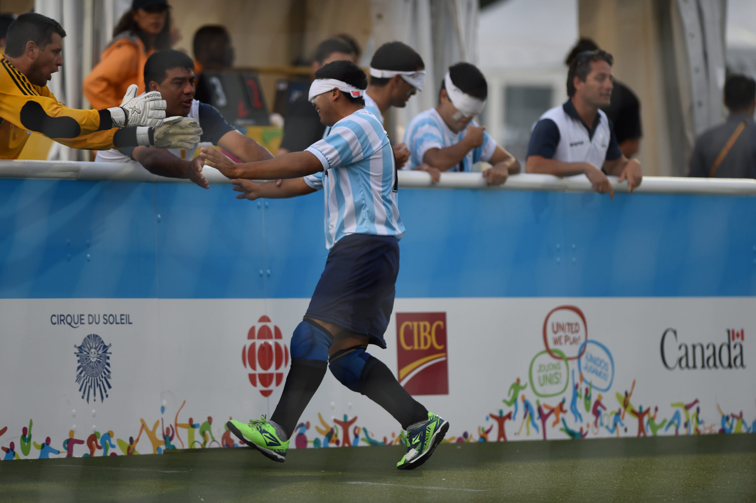 Nota: Fútbol para Ciegos: Argentina empató y es puntero