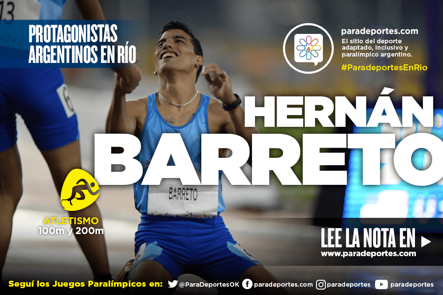 Nota: La historia de vida de Hernán Barreto, doble medallista en Río 2016