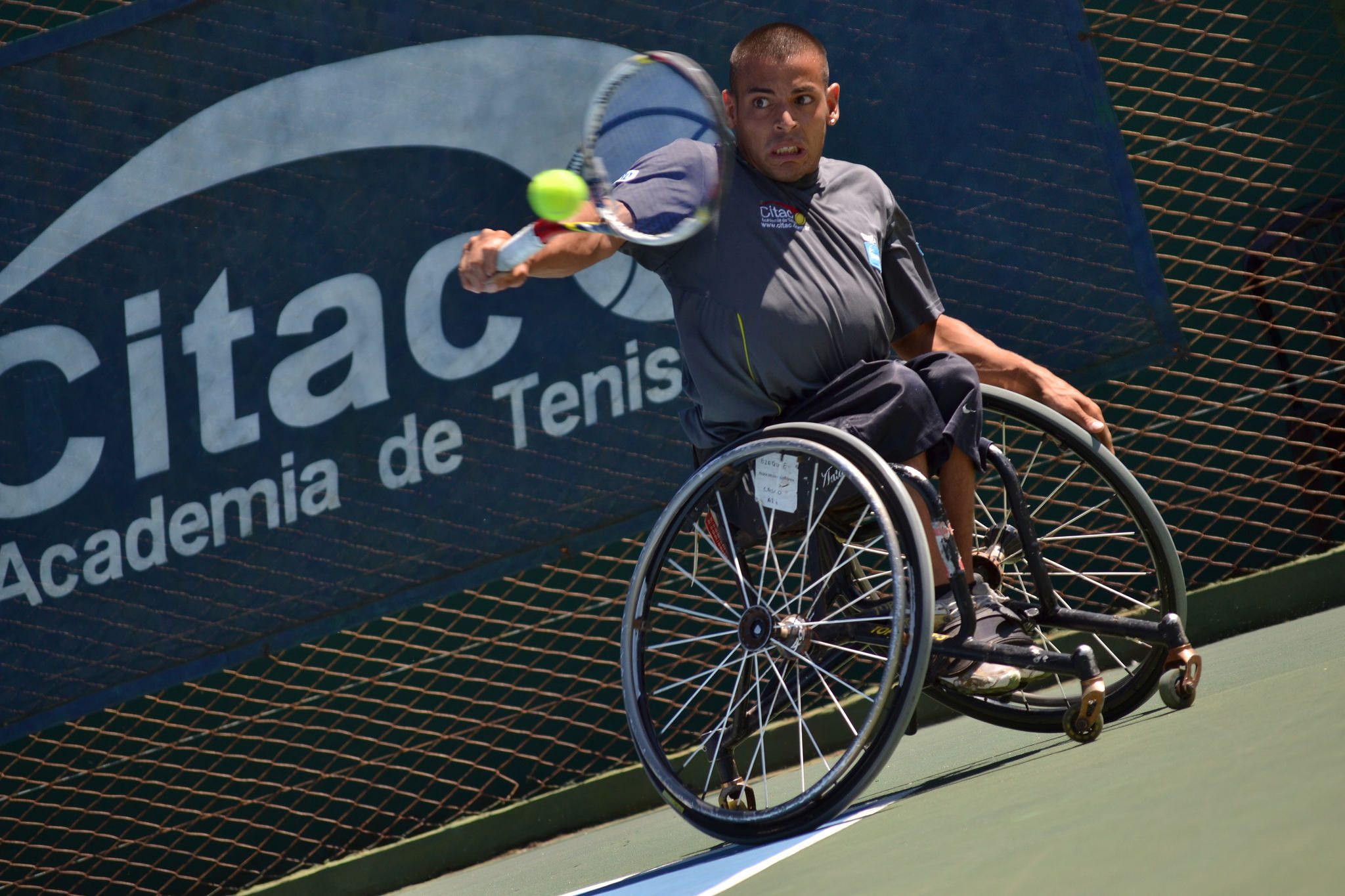 Nota: Tenis adaptado: Casco y Palacio, semifinalistas en Chile; Moreno y Pralong, final argentina