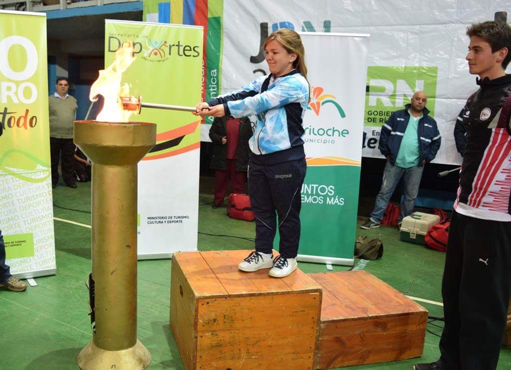 Nota: Karina Loyola abrió los Juegos Rionegrinos