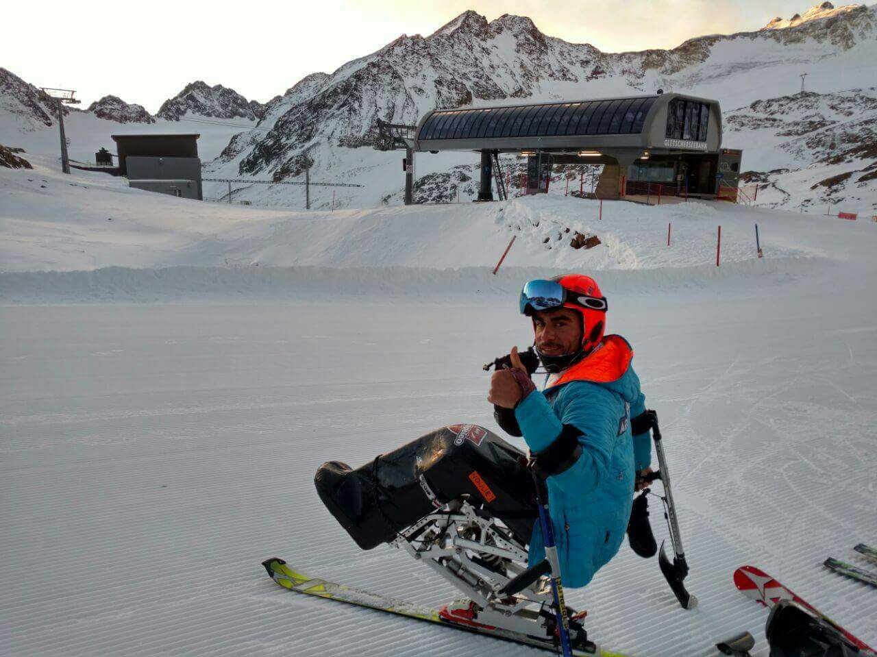 Nota: Ski adaptado: Plantey representa a Argentina en la Copa del Mundo de Austria