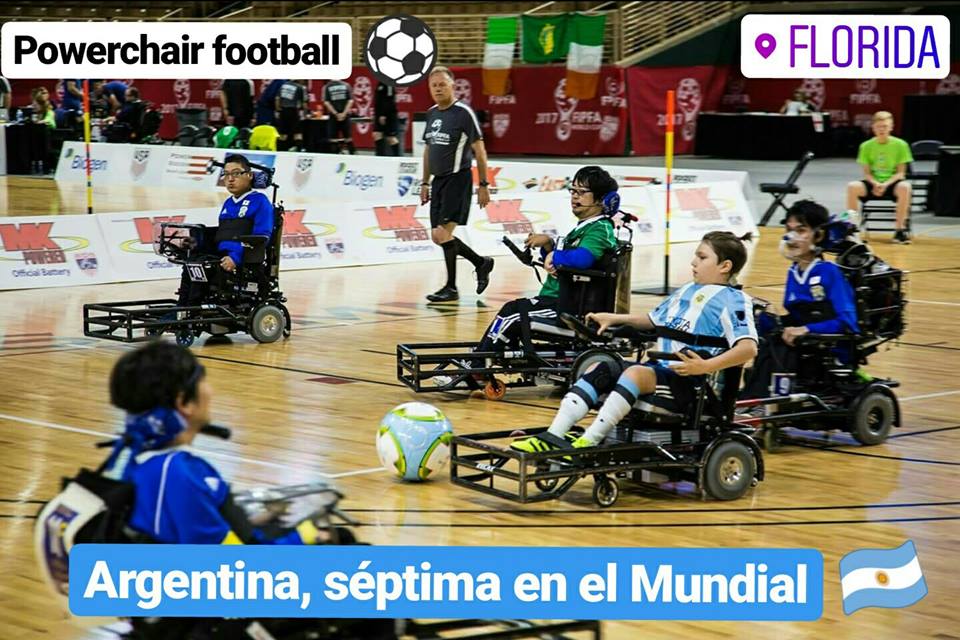 Nota: Powerchair football: Argentina, séptima en el Mundial