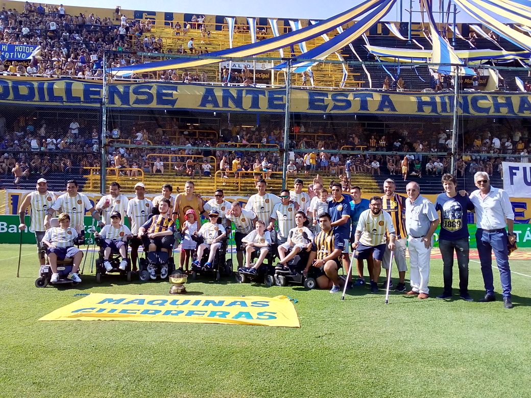 Nota: Rosario Central recibió a sus equipos de fútbol para amputados y powerchair football