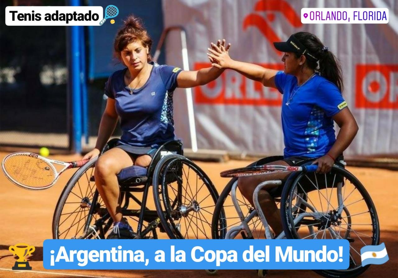 Nota: Tenis adaptado: ¡Argentina, a la Copa del Mundo!