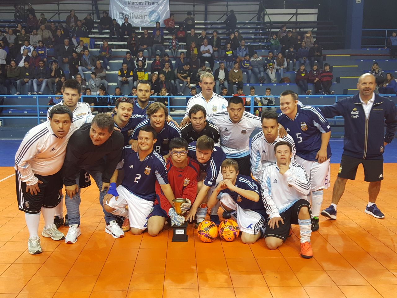 Nota: Futsal: la Selección Argentina de síndrome de down se concentró en Bolívar