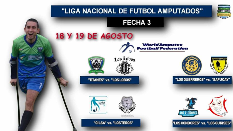 Nota: Fútbol para amputados: se viene una nueva fecha de la Liga Nacional