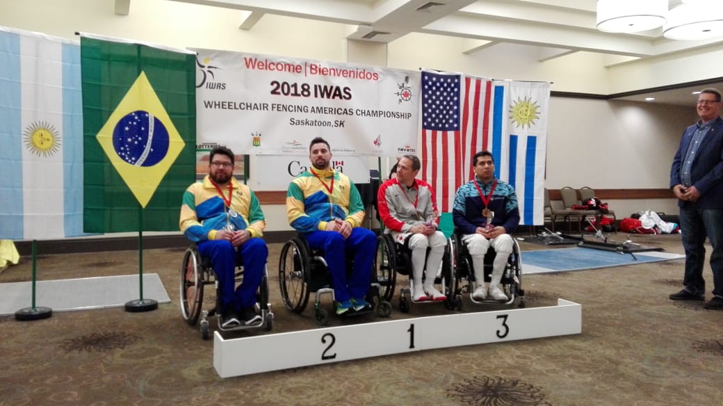 Nota: Esgrima paralímpica: Hugo Alderete, medalla de bronce en el Panamericano de Canadá
