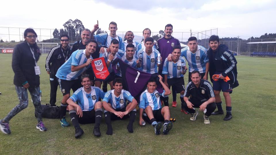 Nota: Fútbol 7: Argentina volvió a ganar y es semifinalista en Ecuador