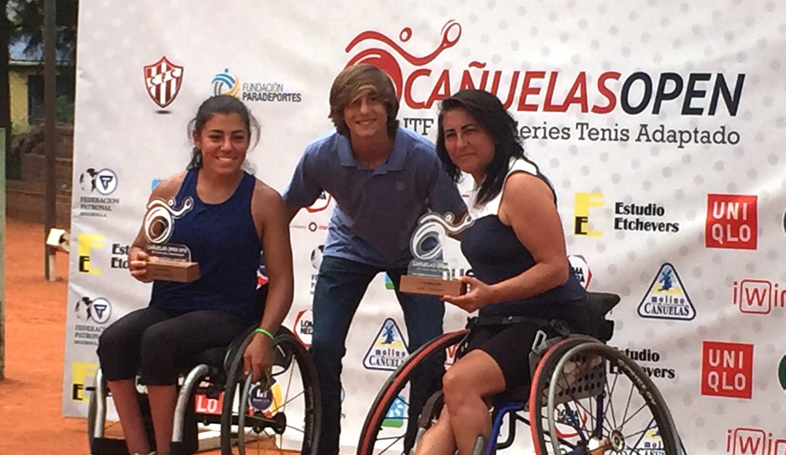 Nota: Tenis adaptado: Cabrillana y Medrano, dueñas del dobles femenino del Cañuelas Open 2018