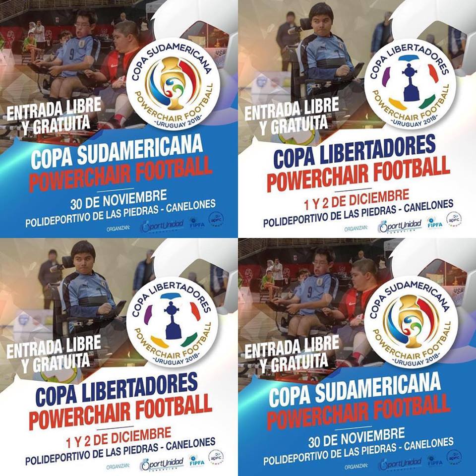 Nota: Powerchair football: se juegan la Copa Sudamericana y la Libertadores en Montevideo