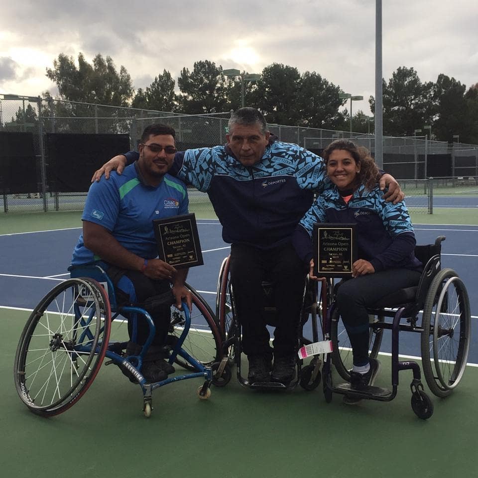 Nota: Tenis adaptado: Ledesma y Moreno, campeones en Arizona