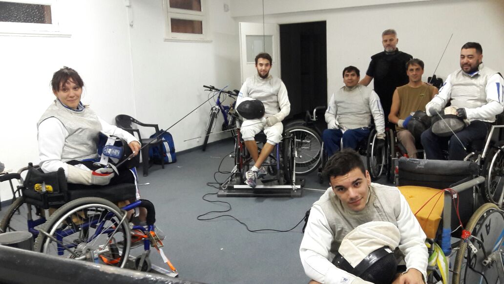 Nota: Esgrima paralímpica: la selección argentina apunta hacia Tokio 2020