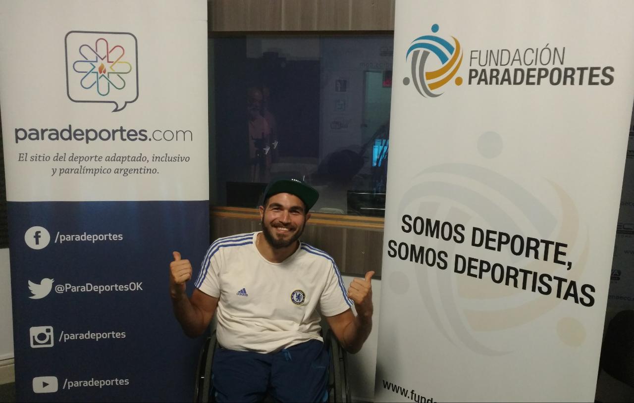 Nota: Gabriel Copola en Paradeportes Radio: "Hay que cambiar la mirada social sobre las personas con discapacidad"