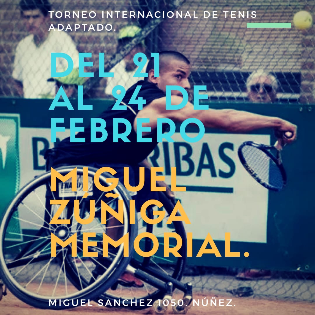Nota: Tenis adaptado: se viene el Miguel Zúñiga Memorial Open en el CENARD