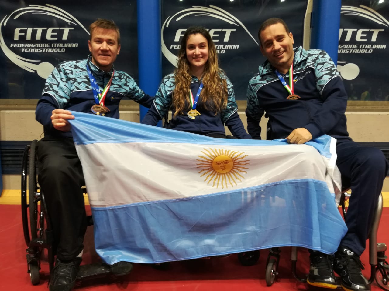 Nota: Tenis de mesa adaptado: tres medallistas argentinos en Italia