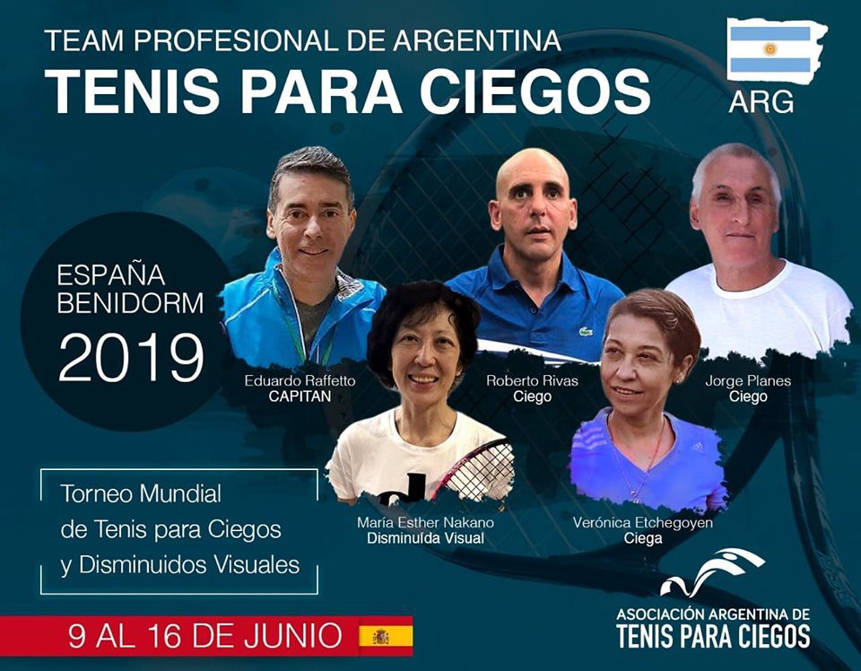 Nota: Tenis para ciegos: Argentina competirá en el Mundial