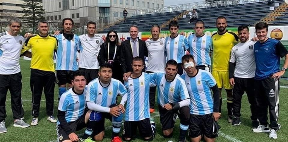 Nota: Fútbol para ciegos: Los Murciélagos, listos para el debut de la Copa América