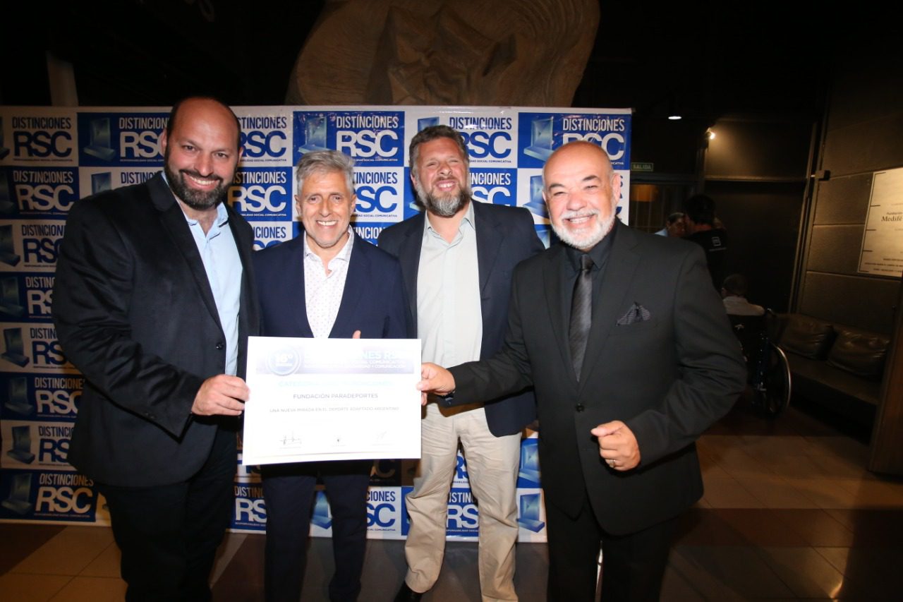 Nota: La Fundación Paradeportes ganó el prermio "Distinciones RSC 2019"