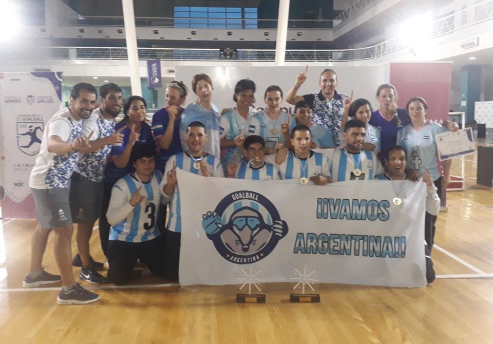 Nota: Goalball: los seleccionados argentinos de consagraron campeones en el Sudamericano de San Luis