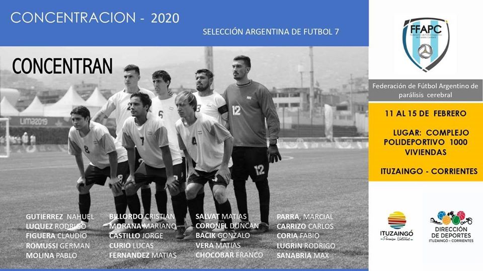 Nota: Fútbol 7: la Selección Argentina se prepara para la Copa de las Naciones