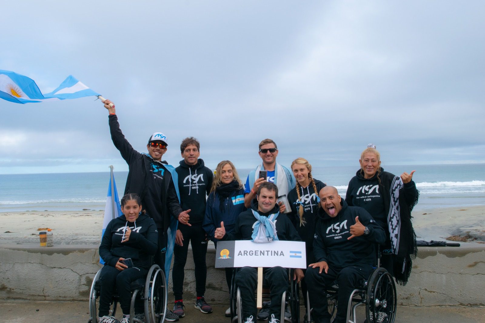 Nota: Surf adaptado: dos podios y una histórica actuación argentina en el Mundial de California