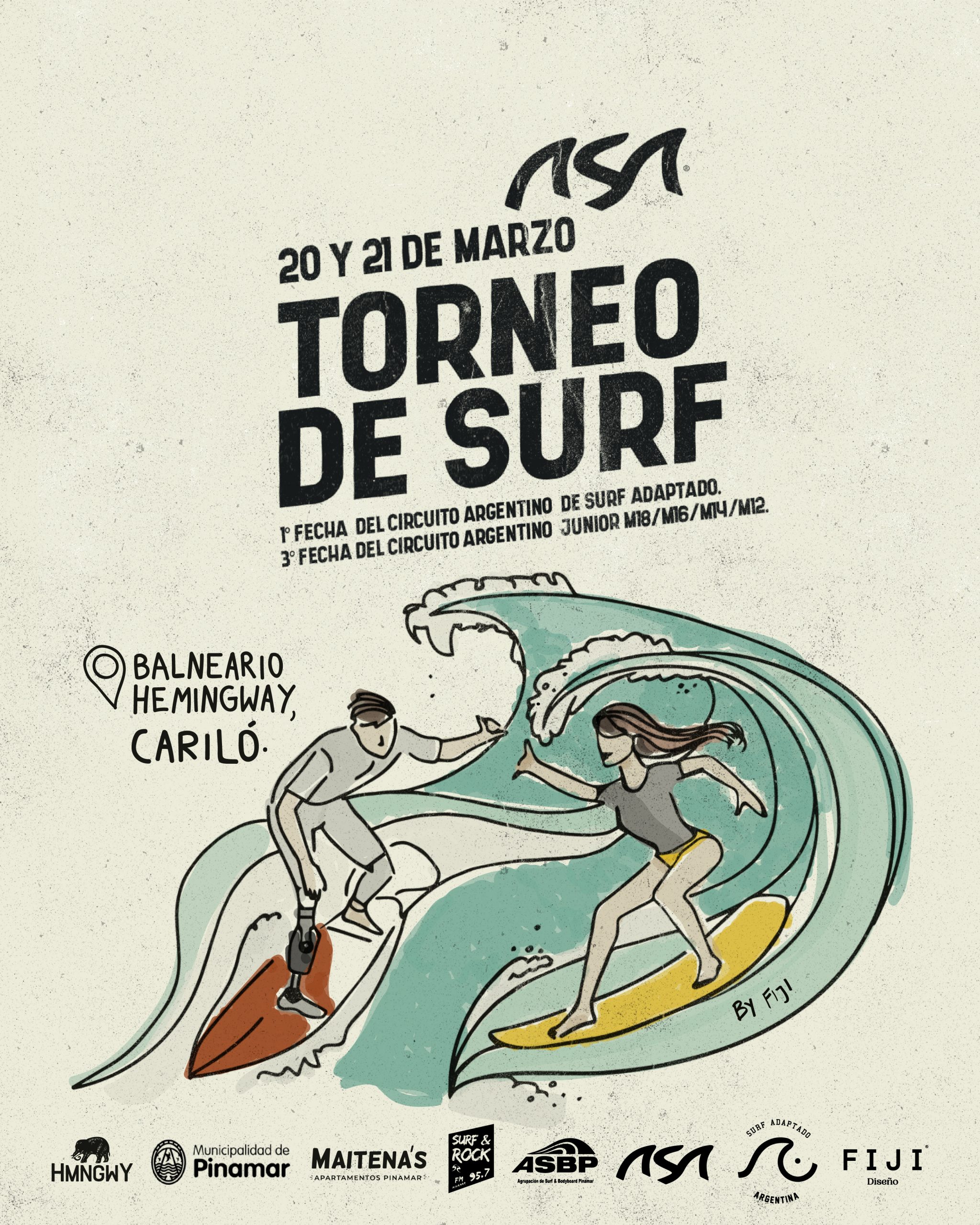 Nota: Surf adaptado: el Circuito Argentino ya tiene fecha de vuelta