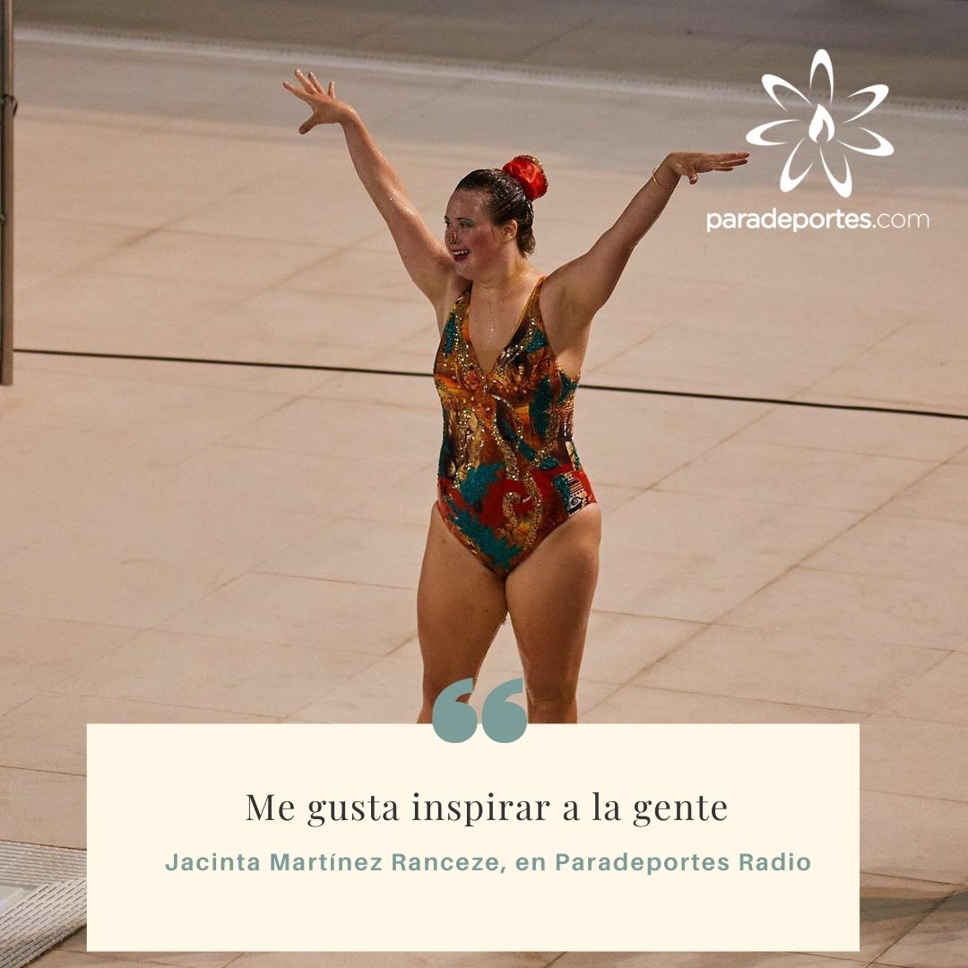 Nota: Jacinta Martínez Ranceze en Paradeportes Radio: "Me gusta inspirar a la gente"