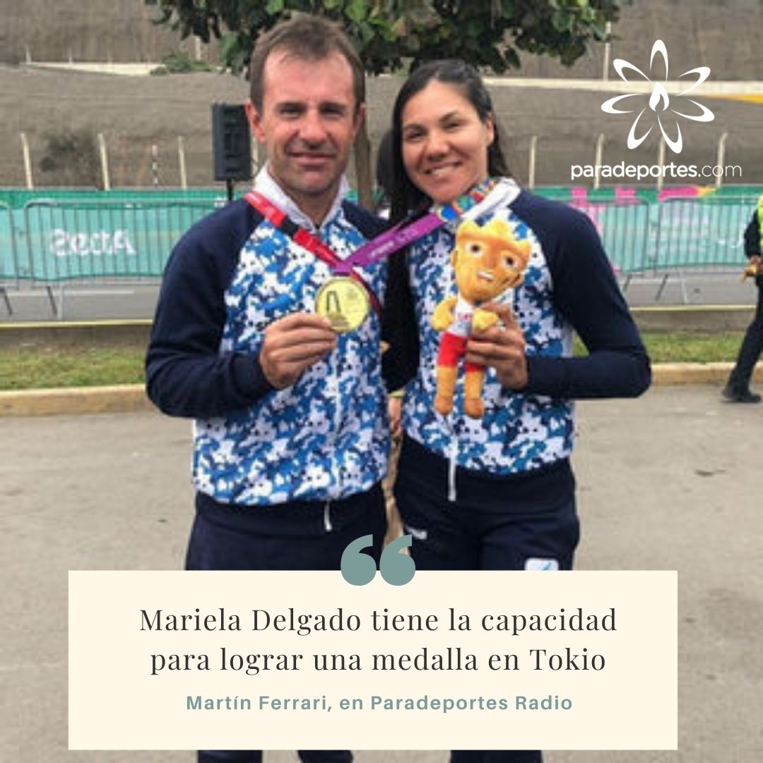 Nota: Martín Ferrari en Paradeportes Radio: "Mariela Delgado tiene la capacidad para lograr una medalla en Tokio"