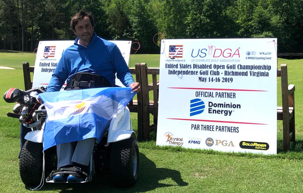 Nota: Golf adaptado: Mariano Tubio competirá en el US Open, donde ya fue campeón en 2019