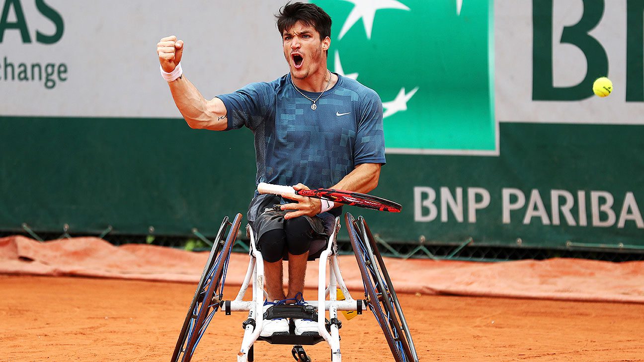 Nota: Tenis adaptado: Gustavo Fernández, semifinalista de Roland Garros