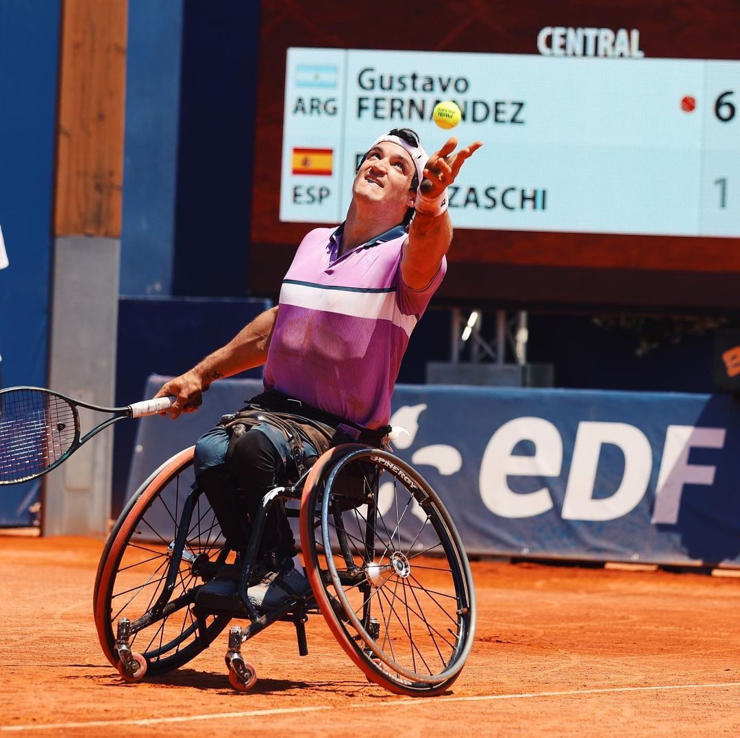 Nota: Tenis adaptado: Gustavo Fernández, semifinalista en Francia