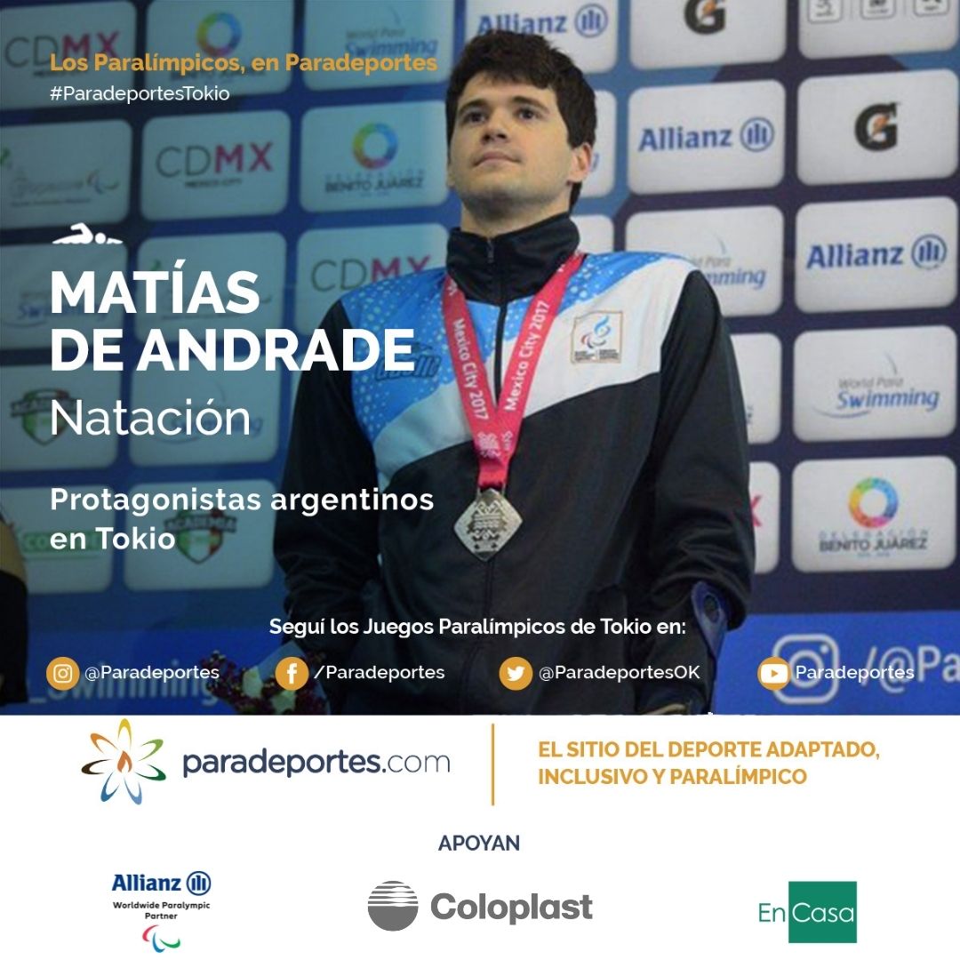Nota: Matías De Andrade: "Tengo posibilidades de una medalla, lo que me sobra es fe"