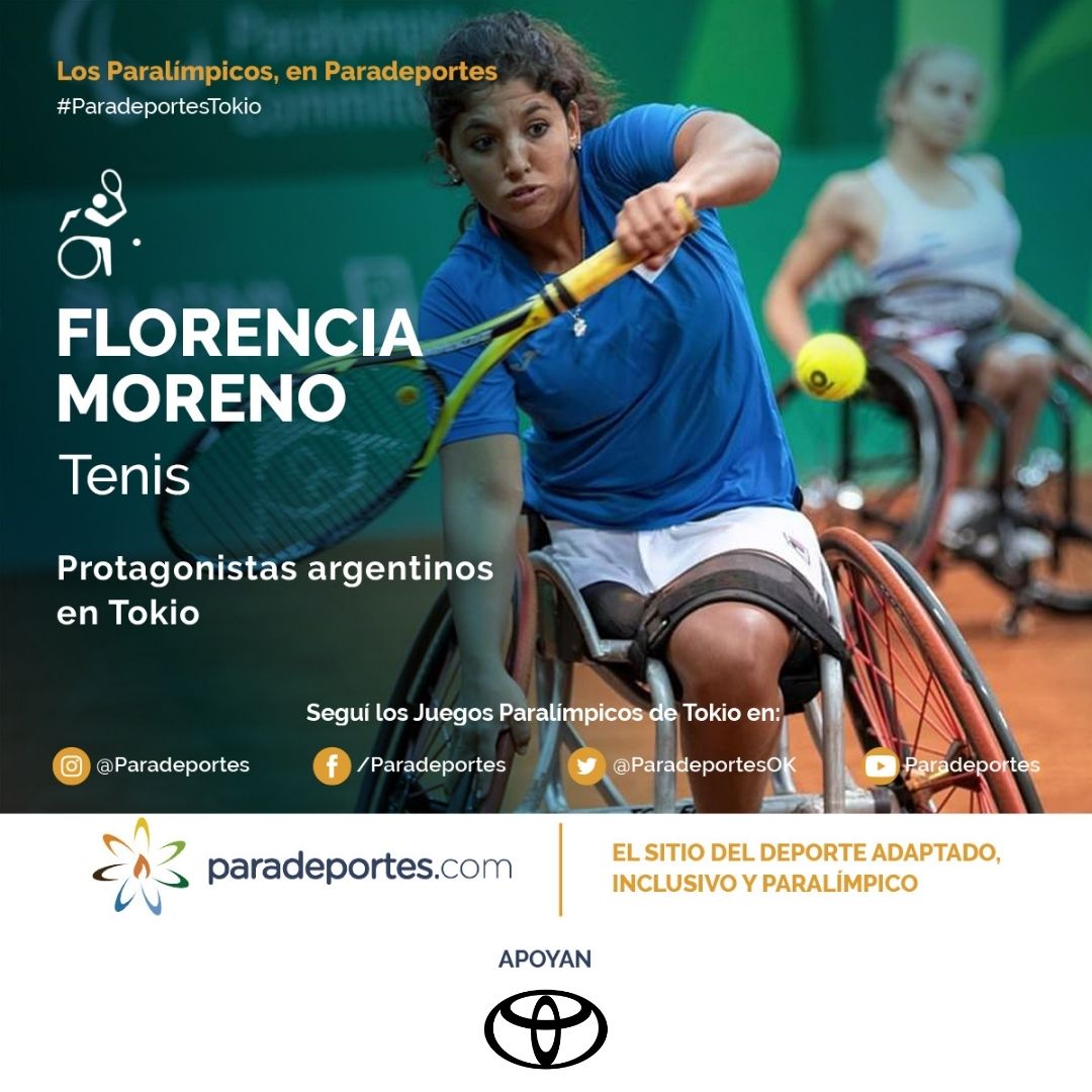 Nota: Florencia Moreno y un debut que hará historia en el tenis