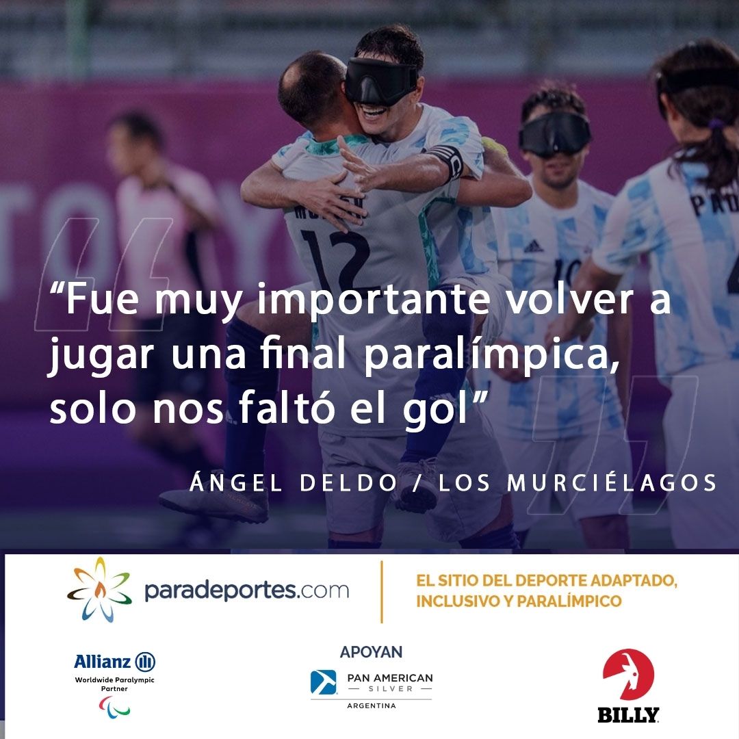 Nota: Ángel Deldo, capitán de Los Murciélagos: "Fue muy importante volver a jugar una final paralímpica, solo nos faltó el gol"