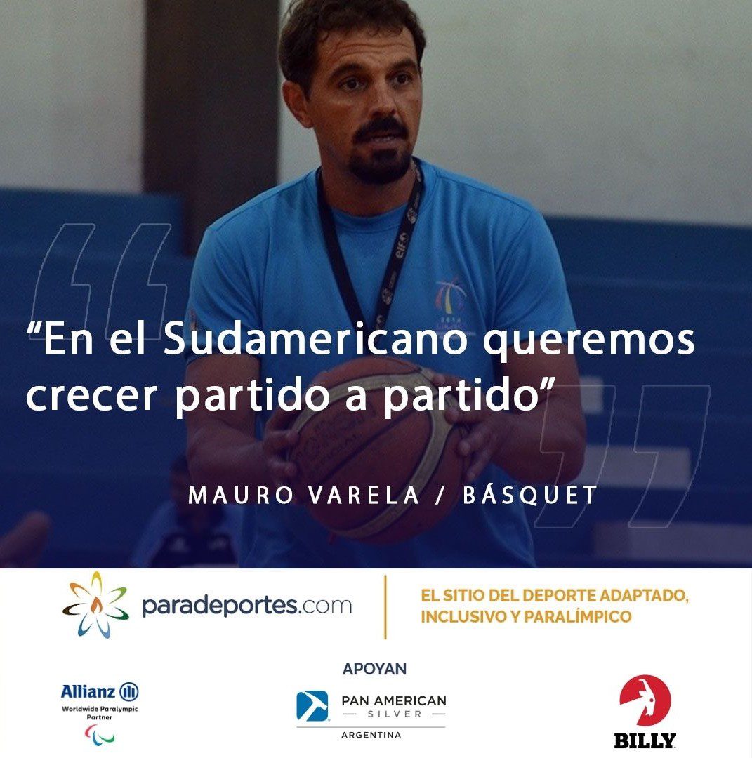 Nota: Básquet adaptado | Mauro Varela en Paradeportes Radio: "En el Sudamericano queremos crecer partido a partido"