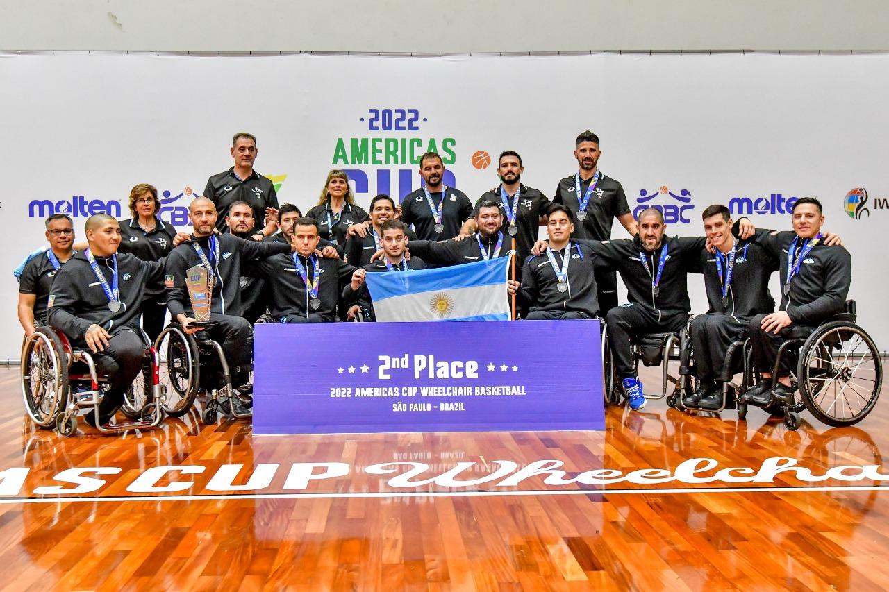 Nota: Básquet en silla de ruedas: Argentina, subcampeón de América