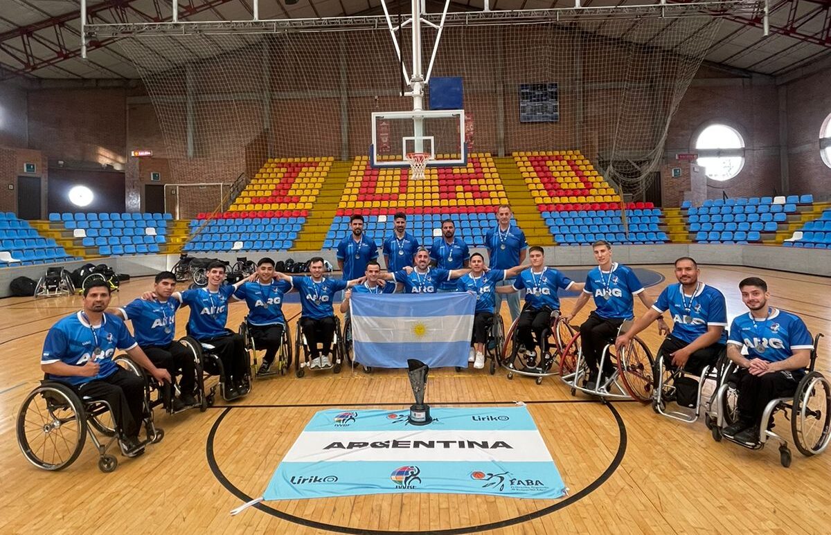 Nota: BASQUET ADAPTADO: ARGENTINA, SUBCAMPEÓN DEL SUDAMERICANO