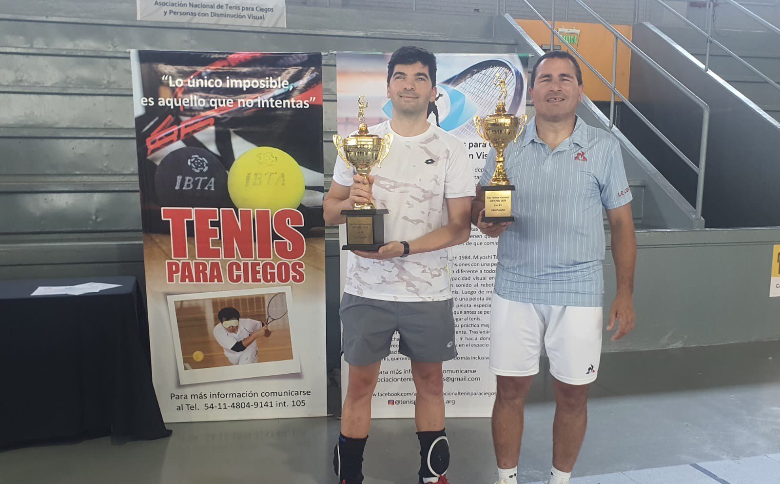 Nota: TENIS PARA CIEGOS: SE JUGÓ EL 2° TORNEO NACIONAL 