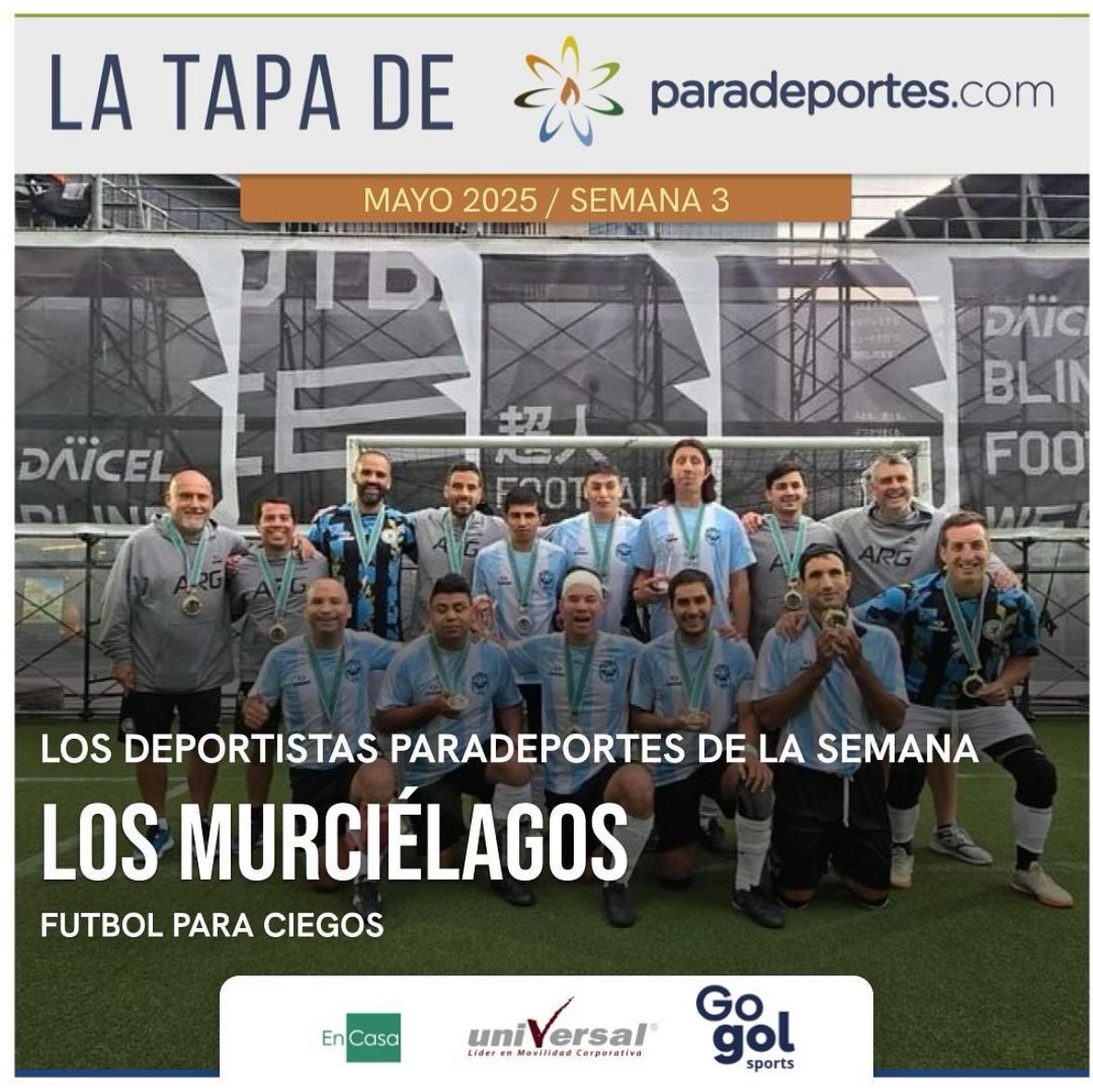 Nota: 👉🏻 COMENZÓ LA VOTACIÓN DEL “DEPORTISTA PARADEPORTES” DE MAYO 2025. ¡TENÉS 24 HORAS!