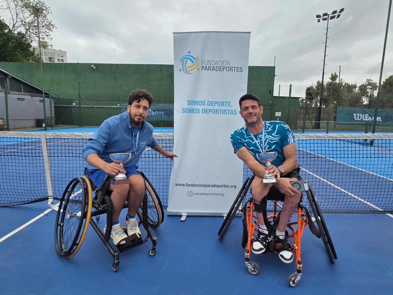 Nota: SE JUGÓ LA 2º COPA FUNDACIÓN PARADEPORTES DE TENIS EN SILLA DE RUEDAS