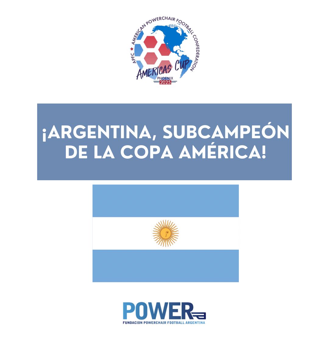 Nota: POWERCHAIR FOOTBALL: ARGENTINA, SUBCAMPEÓN DE AMÉRICA