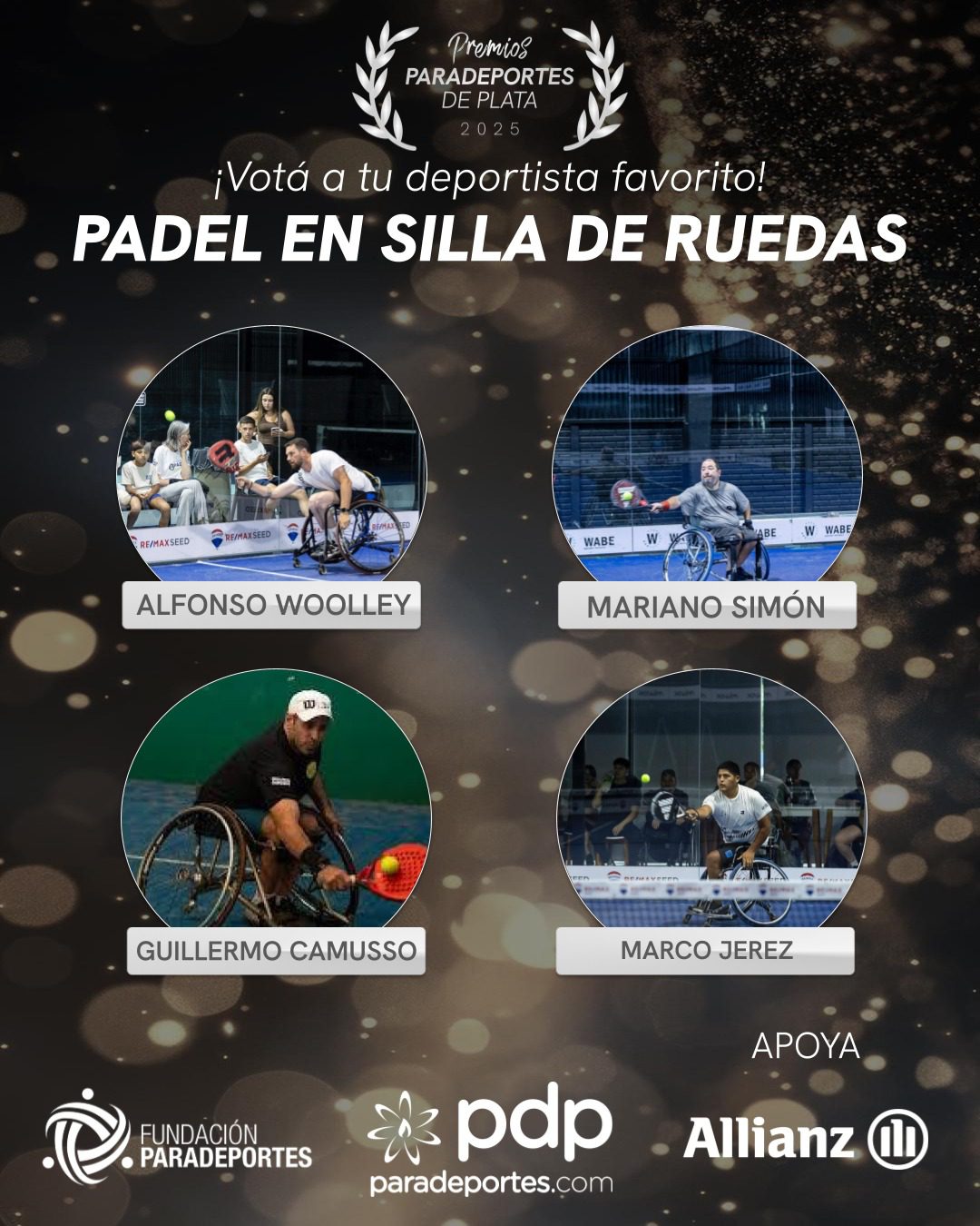 Nota: DÍA 6 / ¡ÚLTIMA JORNADA DE VOTACIÓN DE LOS PREMIOS PARADEPORTES 2025!